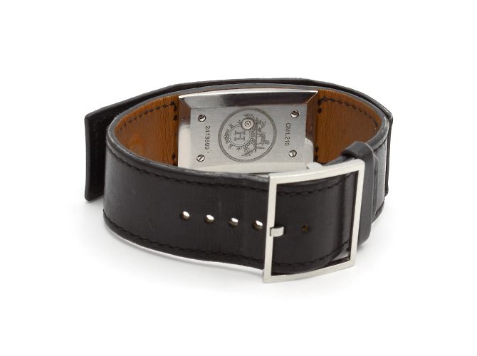 Sobres relógio Hermès “Cherche Midi”. Preto - vista 5