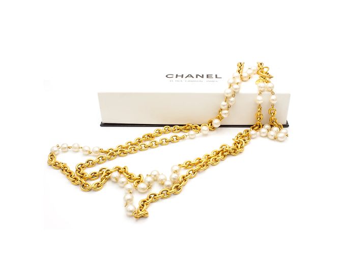 Collana sautoir Chanel Coco. D'oro - vista 3