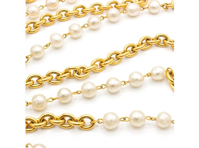 Collana sautoir Chanel Coco. D'oro - vista 5
