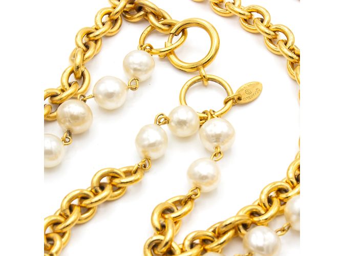 Collana sautoir Chanel Coco. D'oro - vista 6