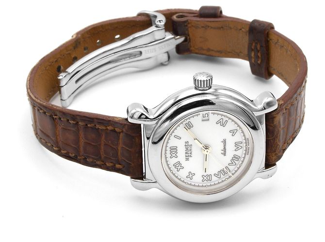 Market Hermès Reloj Hermes Kepler (KP1.210). Plata - vista 4