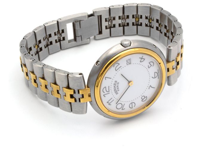 Reloj Hermès, modelo "Profile". Dorado - vista 3