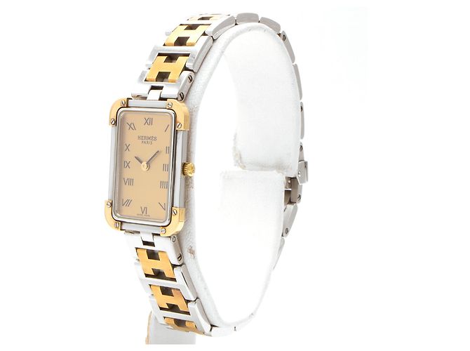 Hermès "Croisière" Uhr Golden - Ansicht 2