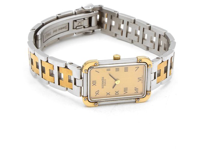 Hermès "Croisière" Uhr Golden - Ansicht 3