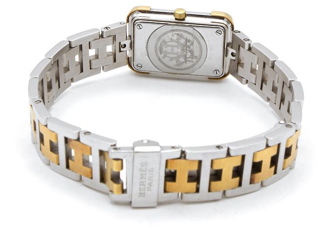 Hermès "Croisière" Uhr Golden - Ansicht 4