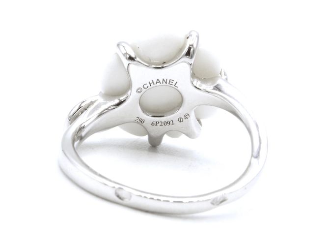 Anello Camelia Chanel, modello piccolo. Argento - vue 4