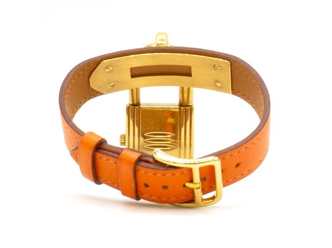 Kelly-Uhr von Hermès Orange - Ansicht 5