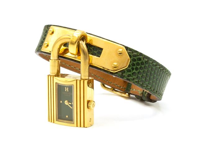 Relógio Kelly da Hermès Verde - vista 2