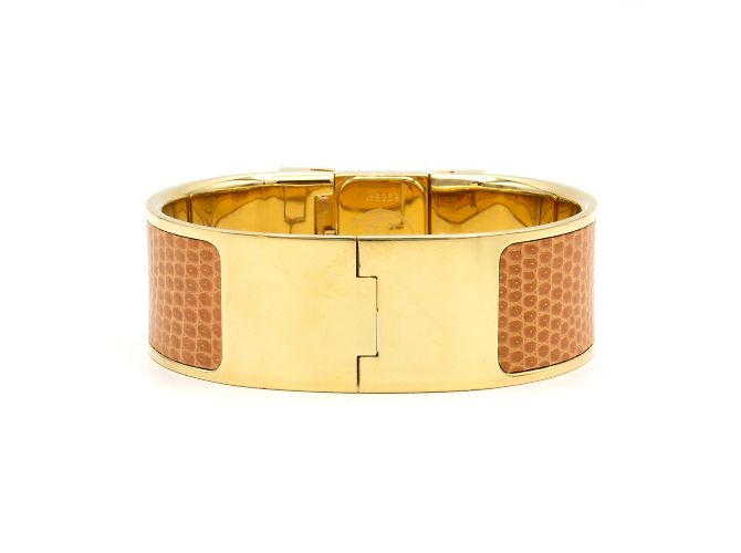 Magnifique montre Hermès Loquet, modèle LO1.210 pour femmes. Doré - vue 3