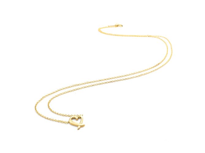 Superbico collana "Cuore Amante" di Tiffany & Co. D'oro - vista 2