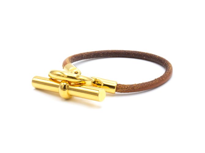 Très joli bracelet Glenan d'Hermès Golden - view 2