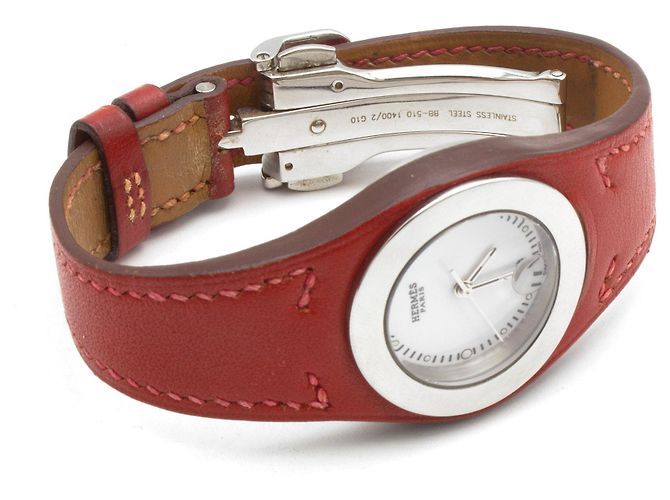 Harnais Uhr (HA3.210) von Hermès Rot - Ansicht 3