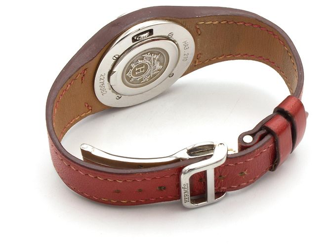 Harnais Uhr (HA3.210) von Hermès Rot - Ansicht 4
