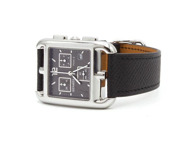 Orologio Hermès Cape Cod Chrono (CC1.910). Nero - vista 3