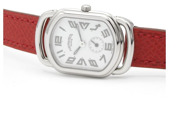 Hermès Orologio Hermes Rallye RA2.210 (PM / modello piccolo) per donne Argento - vista 3