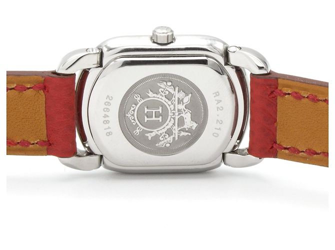 Hermès Orologio Hermes Rallye RA2.210 (PM / modello piccolo) per donne Argento - vista 4