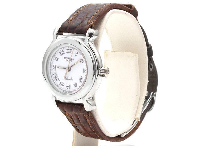 Market Hermès Hermes Kepler Uhr (KP1.210). Silber - Ansicht 2