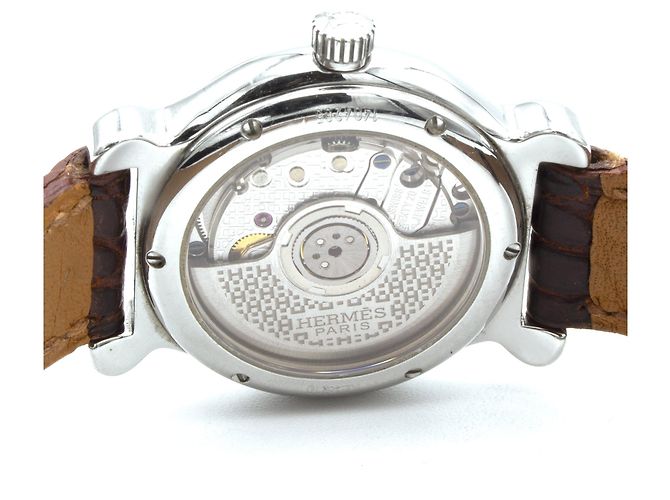 Market Hermès Hermes Kepler Uhr (KP1.210). Silber - Ansicht 5