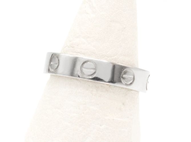Cartier LOVE Ring aus Weißgold und Diamant Größe 50 - Ansicht 4
