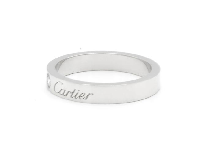 Cartier-Ring aus Platin. Silber - Ansicht 2