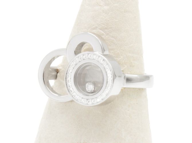 Anillo Chopard, modelo "Happy Dreams". Plata - vista 4