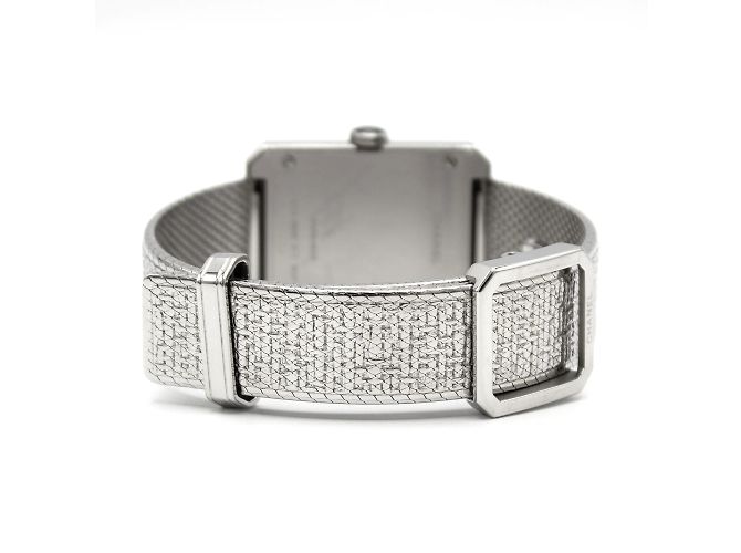 Boyfriend Chanel Boy-Friend Tweed-Uhr Silber - Ansicht 5