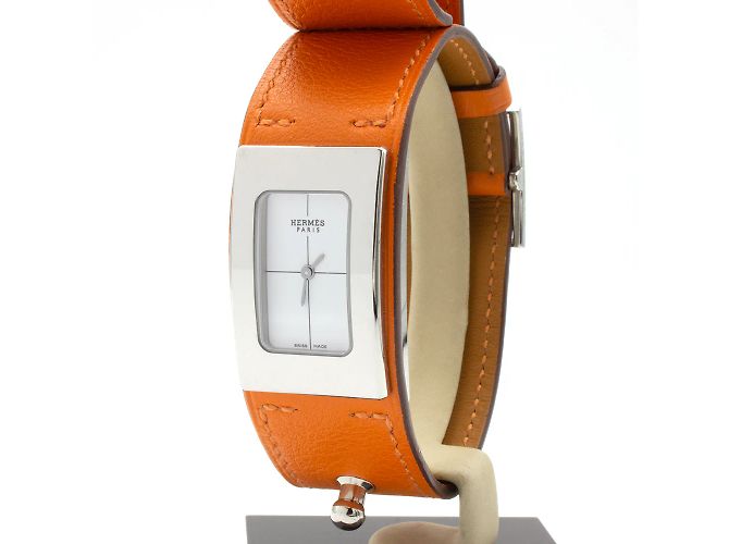 Reloj Hermès "Cherche Midi" (Modelo CM1.210). Naranja - vista 2