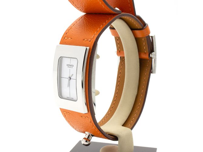 Reloj Hermès "Cherche Midi" (Modelo CM1.210). Naranja - vista 3