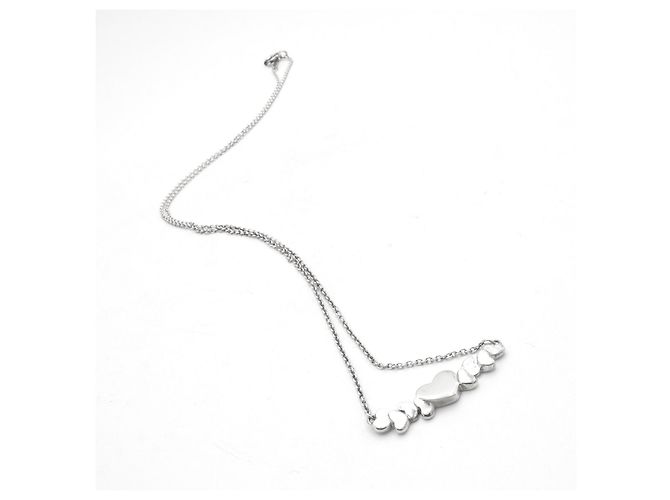 Collana Tiffany & Co in argento con cuori - vista 2