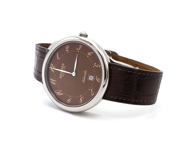 Orologio Hermès Arceau modello AR4.810. Argento - vista 3