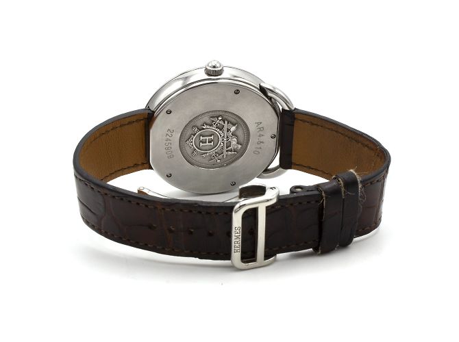 Orologio Hermès Arceau modello AR4.810. Argento - vista 4
