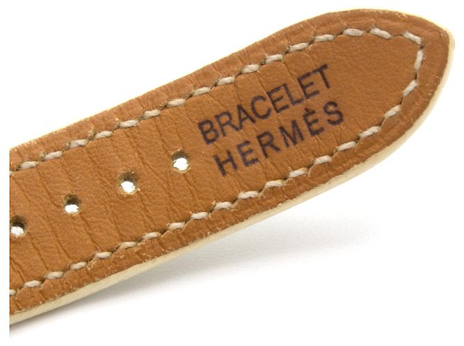 Hermès Sehr schöne Uhr Hour H Round. Silber - Ansicht 5