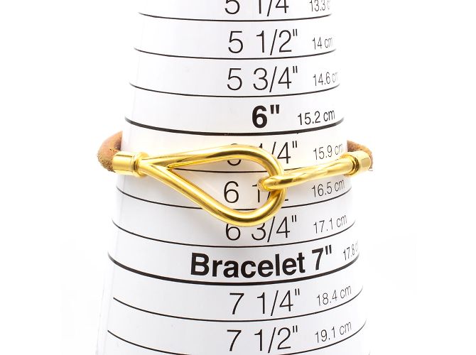 Jumbo-Armband von Hermès. Golden - Ansicht 4