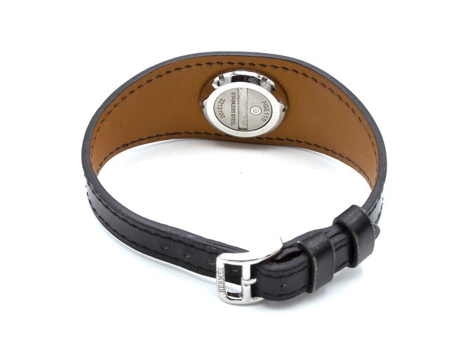 Trim Orologio Hermès Faubourg Manchette in acciaio (REF: FG2.110). Argento - vista 5