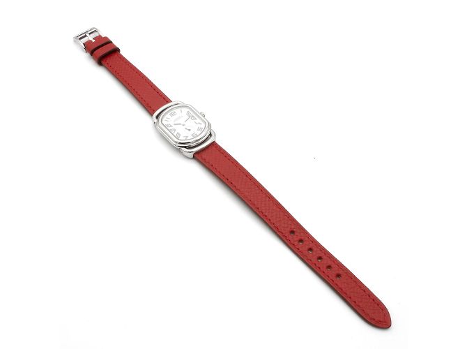 Orologio Hermès Rallye RA2.210 (PM / modello piccolo) per donne Argento - vista 4