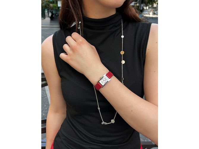 Reloj de pulsera Hermès Tandem en acero Plata - vista 2