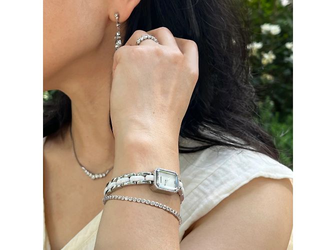 Chanel Premiere Keramik Uhr Silber - Ansicht 3