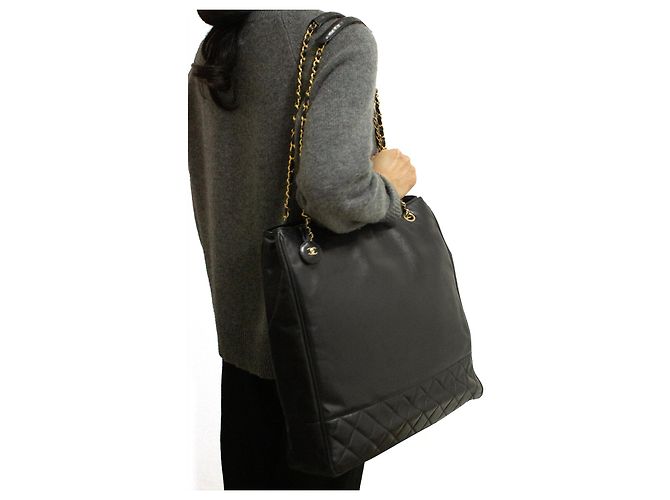 Timeless Borsa tote senza tempo Chanel Nero - vista 4