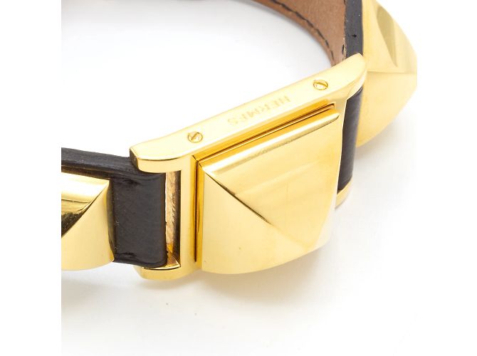 Reloj de señora Médor de Hermès en dorado - vista 4