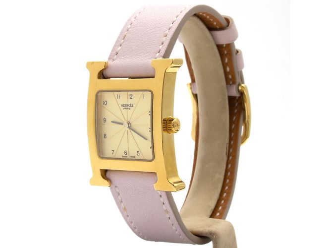 Reloj Hermès Heure H, modelo HH1.210 Dorado - vista 3
