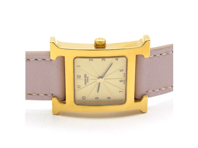 Reloj Hermès Heure H, modelo HH1.210 Dorado - vista 4
