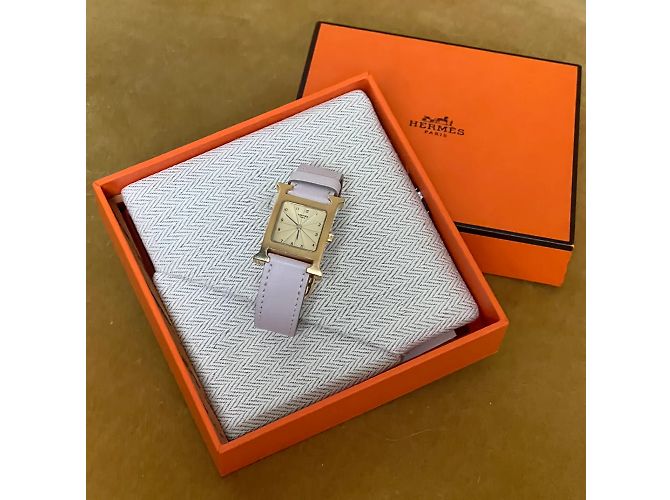 Reloj Hermès Heure H, modelo HH1.210 Dorado - vista 7