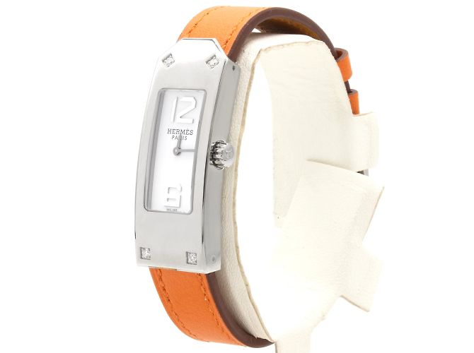 Hermès Hermes Kelly II Uhr (KT1.230). Silber - Ansicht 4