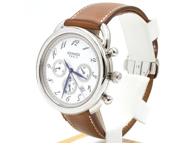 Hermès Orologio Arceau Chrono (modello AR4.910). Argento - vista 2