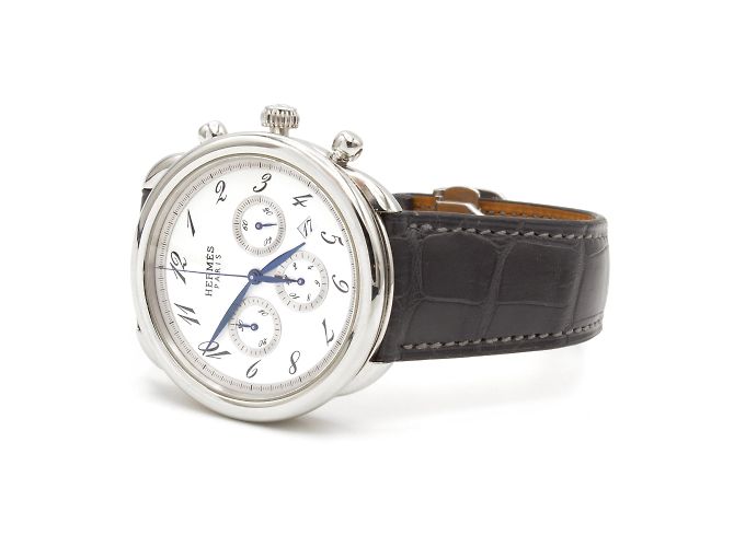 Hermès Orologio Arceau Chrono (modello AR4.910). Argento - vista 3