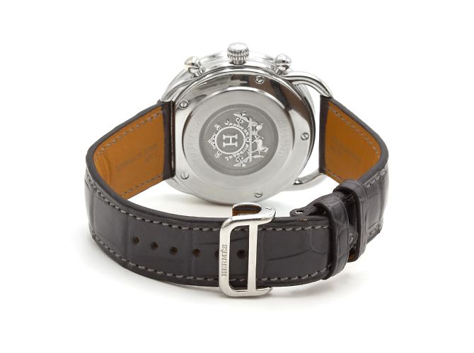 Hermès Orologio Arceau Chrono (modello AR4.910). Argento - vista 4