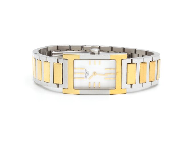 Muy bonito reloj Hermès Tandem. Dorado - vista 3