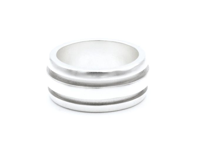 Tiffany & Co. Groove Ring aus 925er Silber Größe 53 - Ansicht 3