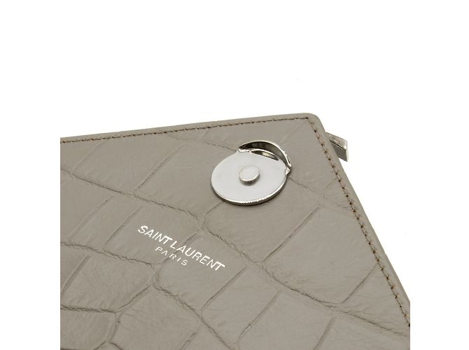Borsa Collège Yves Saint Laurent Grigio - vista 4