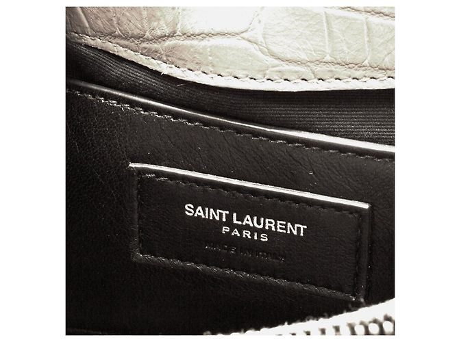 Borsa Collège Yves Saint Laurent Grigio - vista 5